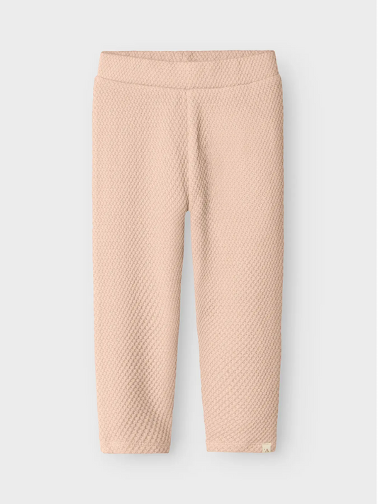 Våfflade Sweatpants, ljusrosa