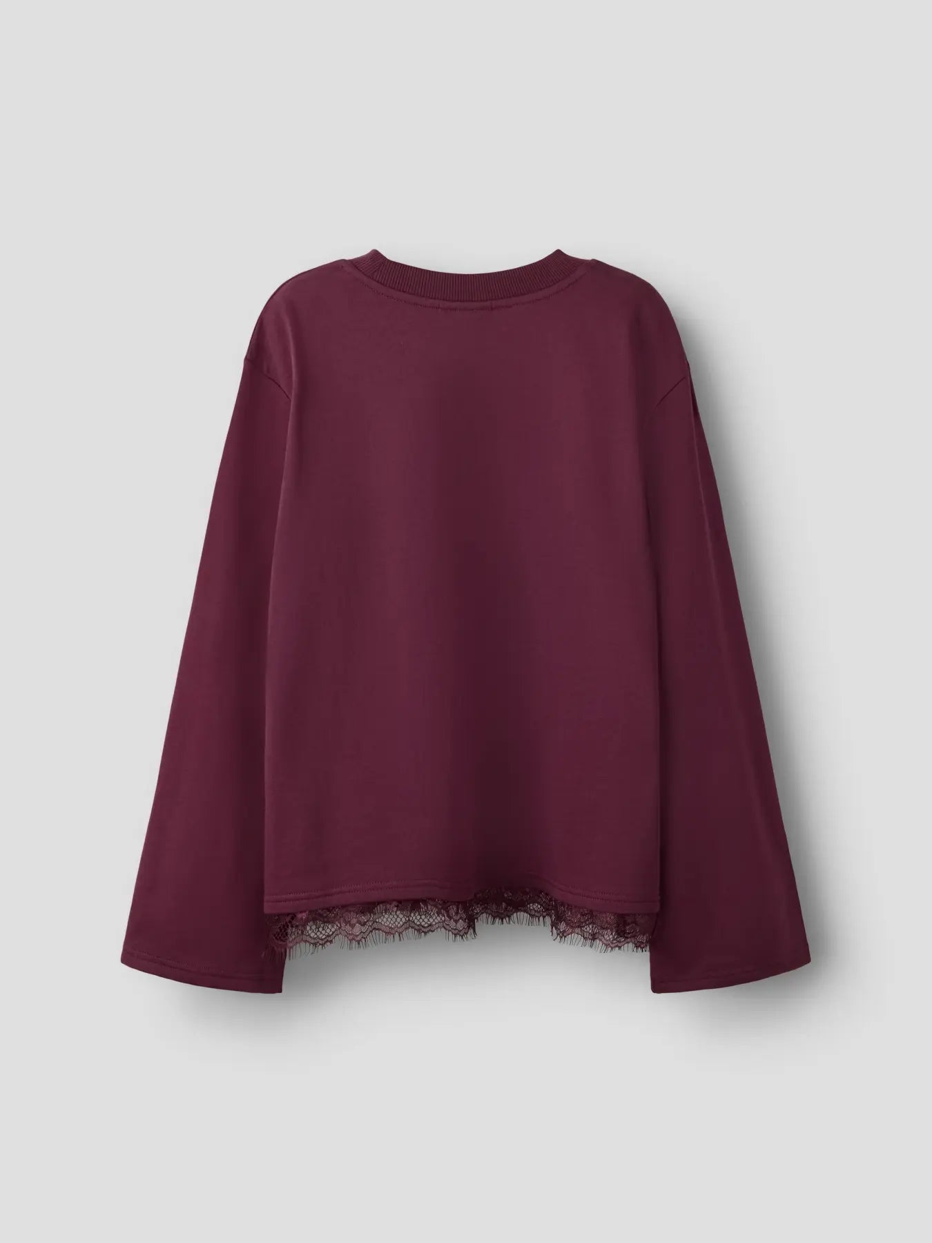 Bella långärmad topp, plommon
