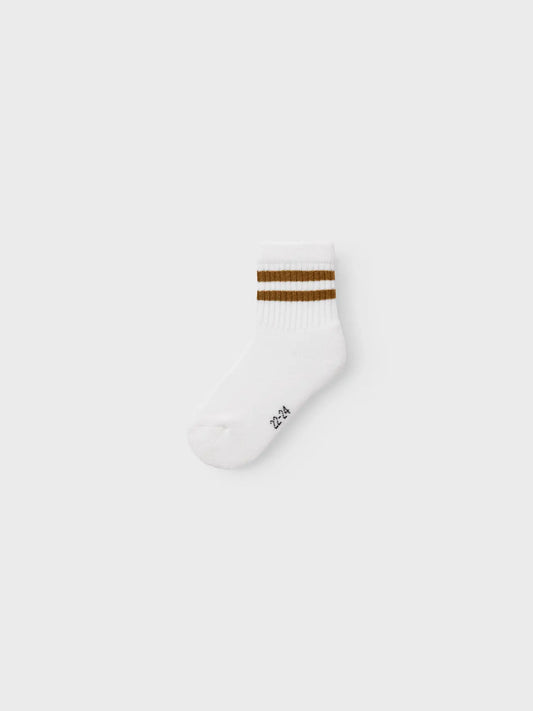 Tennissocka vit/ljusbrun