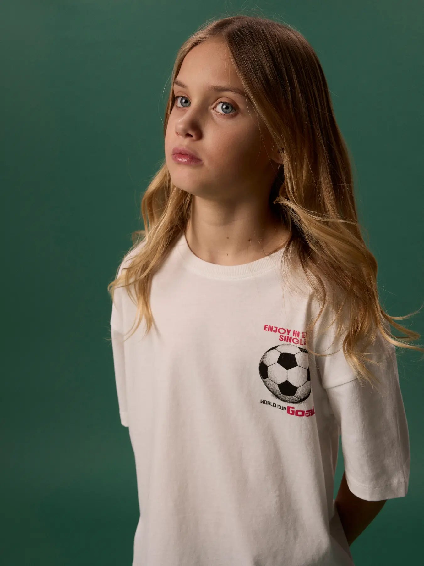 T-shirt Hanja, vit