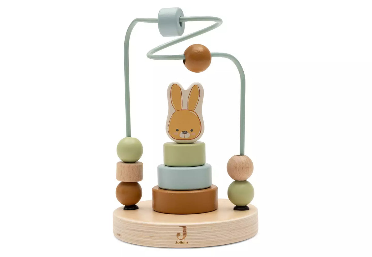 Jollein Trätorn med kulram Bunny Luz