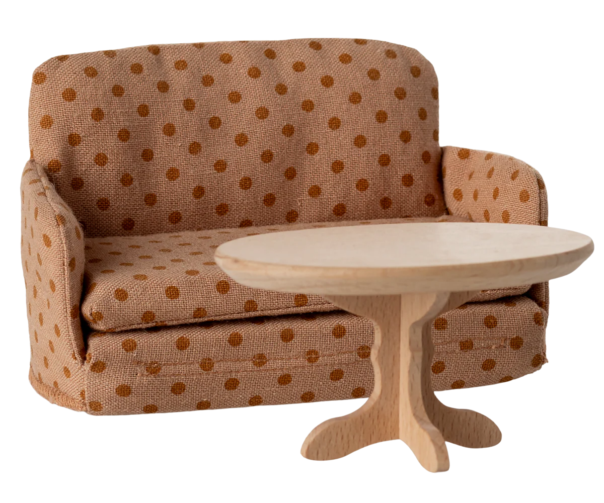 Bäddsoffa, prickig