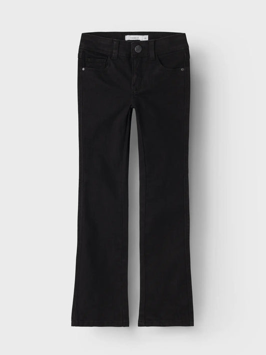 Polly skinny bootcut svart