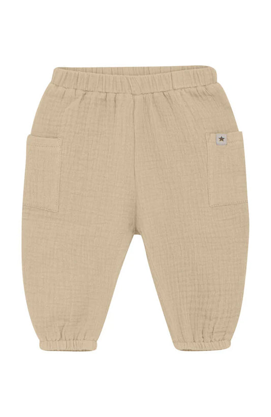 Muslinbyxa beige