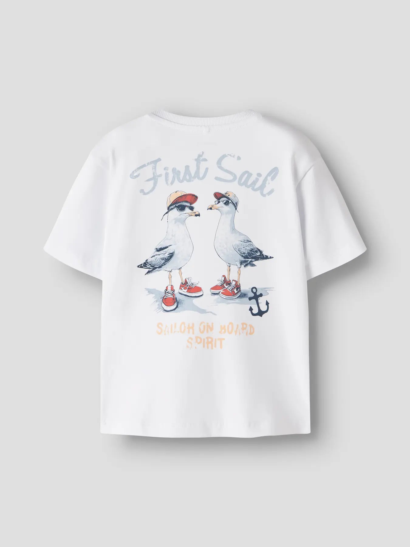 T-shirt Lokan, vit