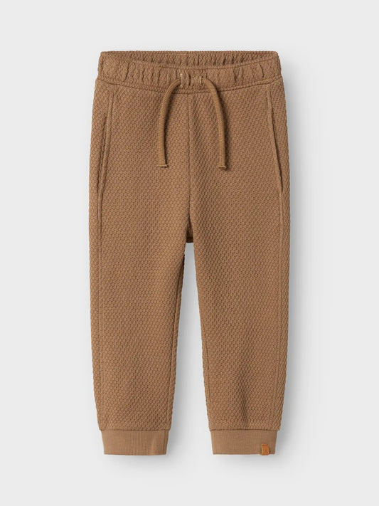 Våfflade Sweatpants, bruna