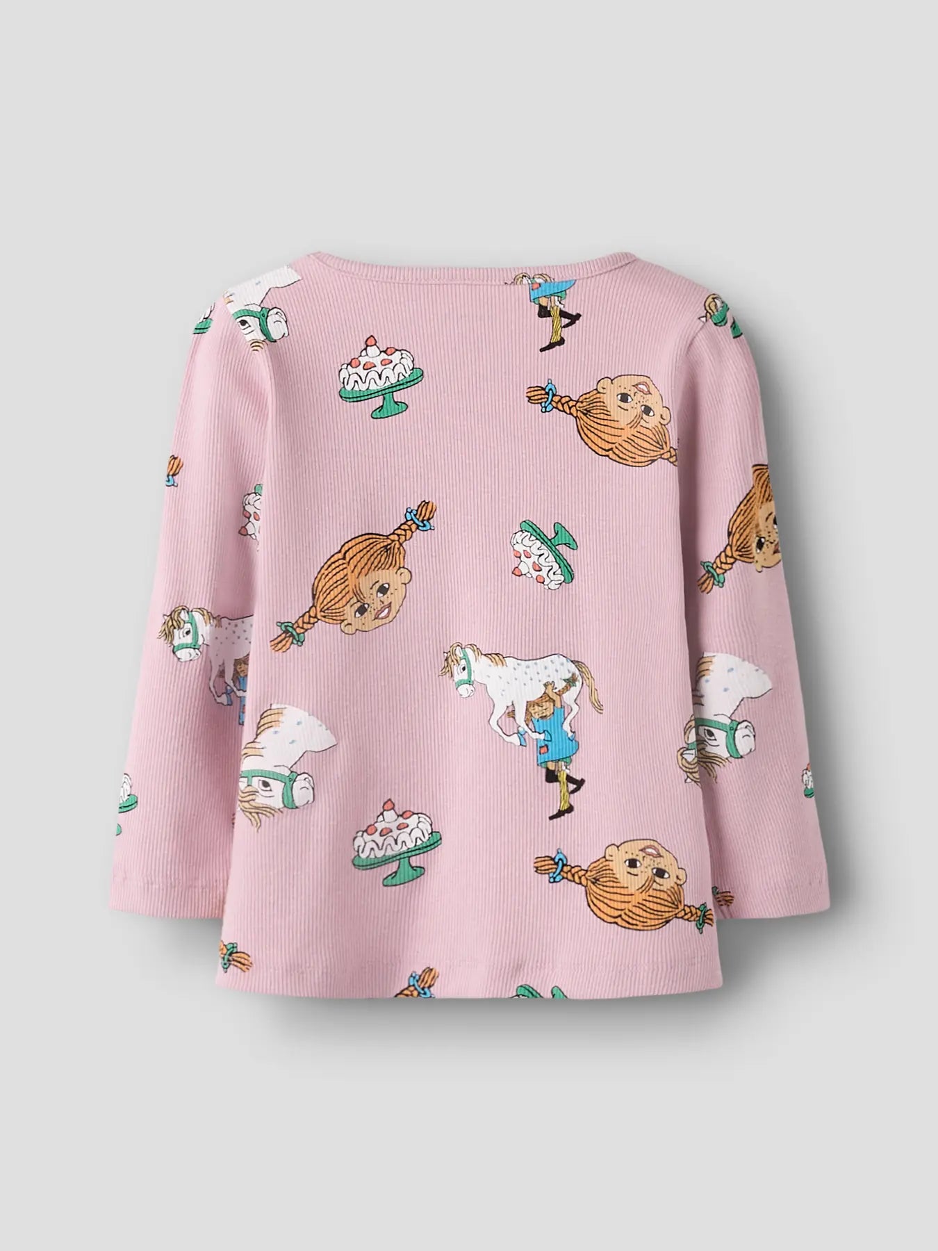 Tröja med Pippi Långstrump, ljuslila