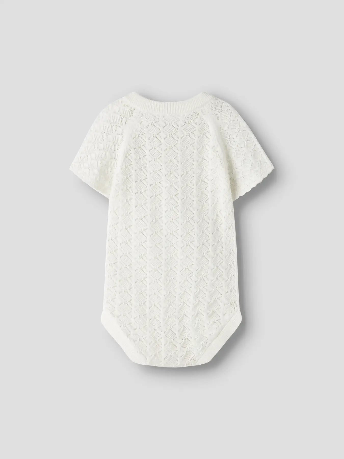 Stickad body Jenny, vit