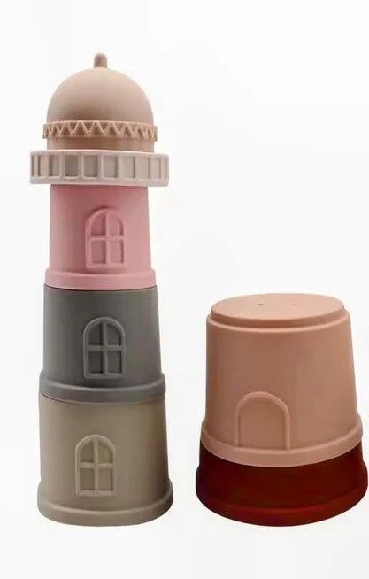 Byggtorn i silikon - 2 olika färger