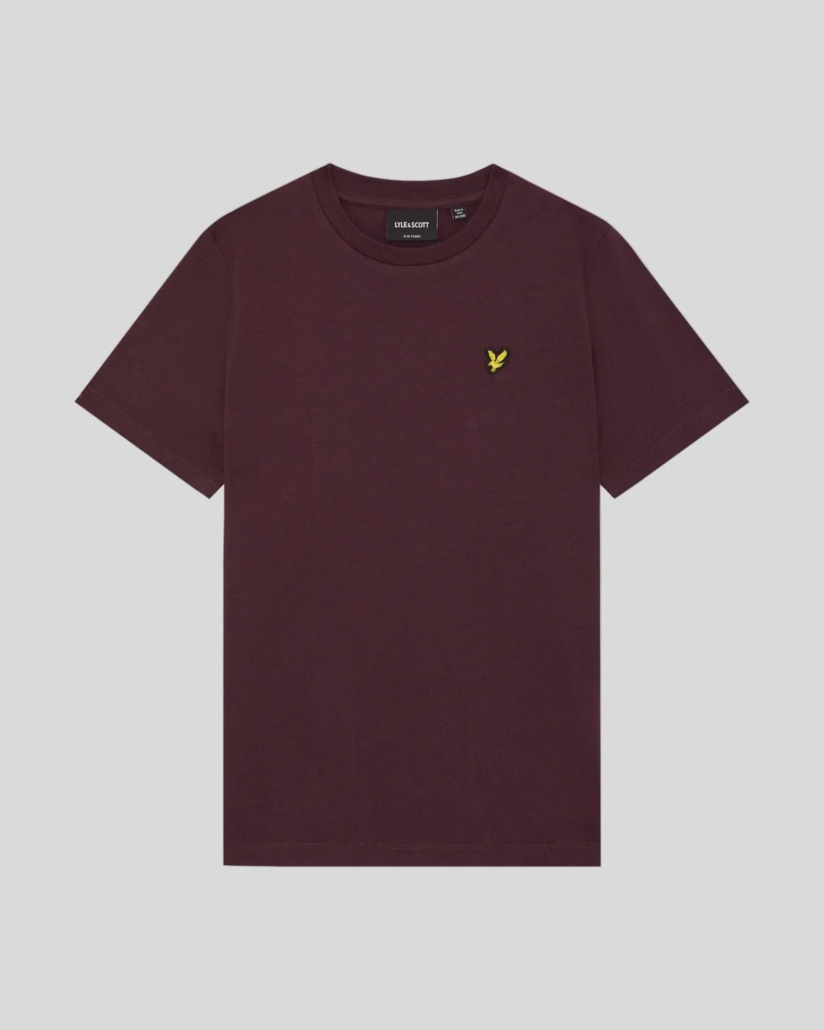 Plain T-shirt, Burgundy