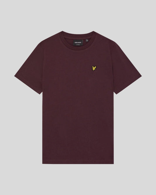 Plain T-shirt, Burgundy