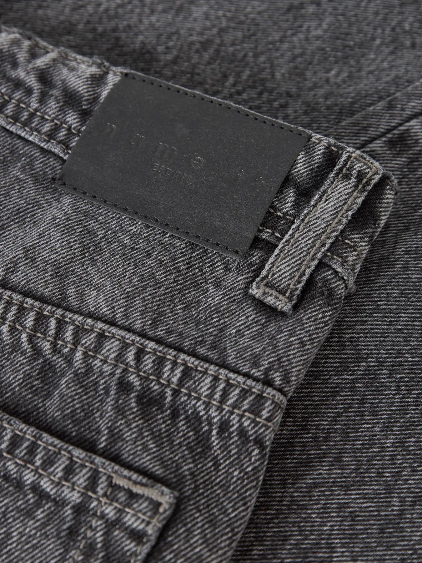 Ryan loose jeans, mörkgrå