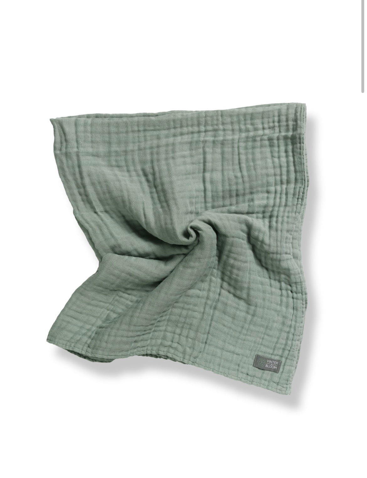 Muslinfilt Jade green
