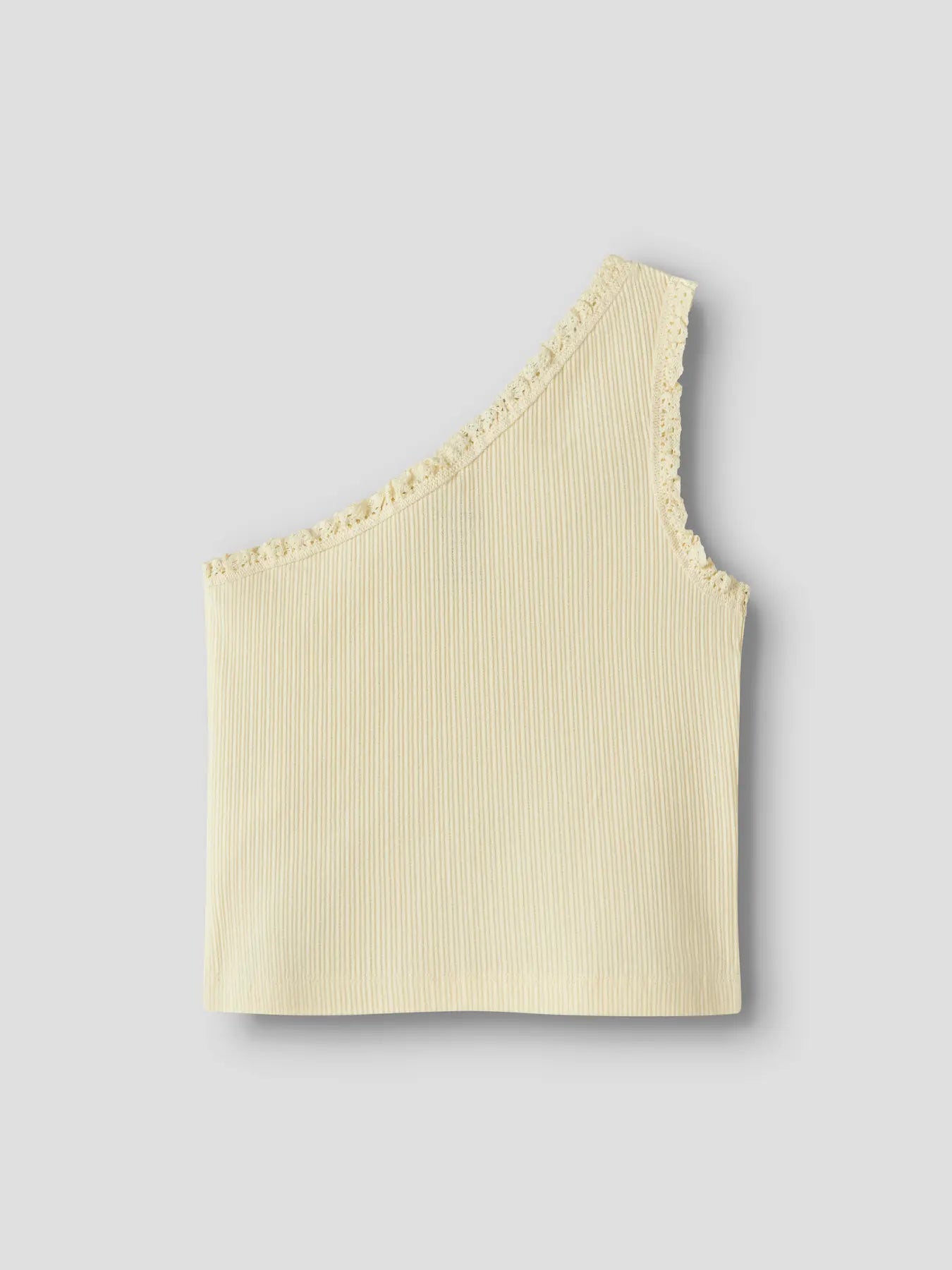Jabina oneshoulder top, pear sorbet