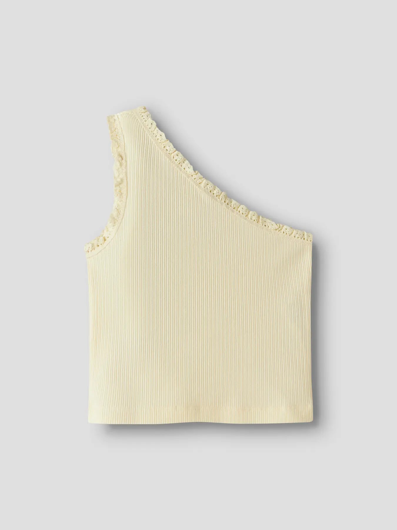 Jabina oneshoulder top, pear sorbet