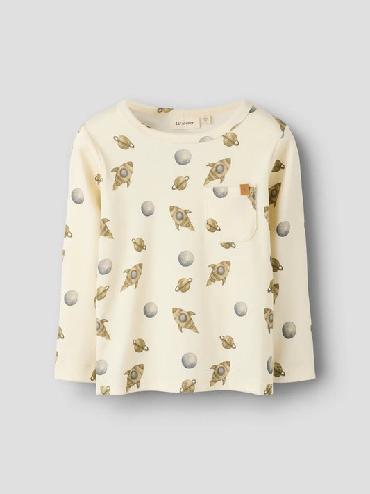 Tröja med rymdmotiv