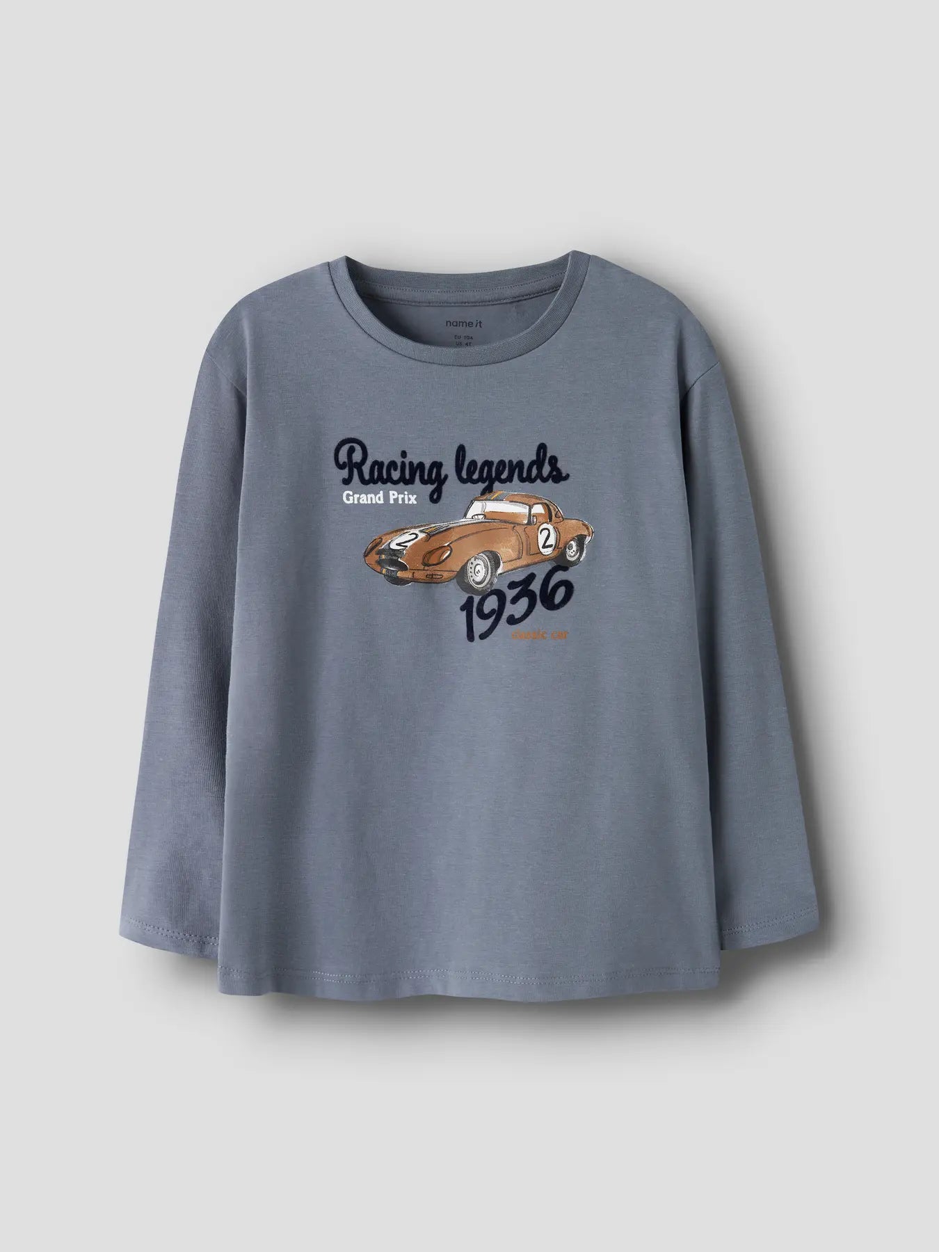 Tröja med racingbil, blå