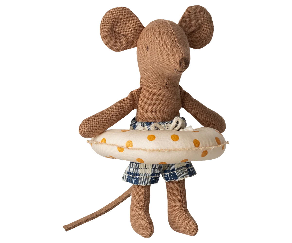 Beach mouse with float, lillebror