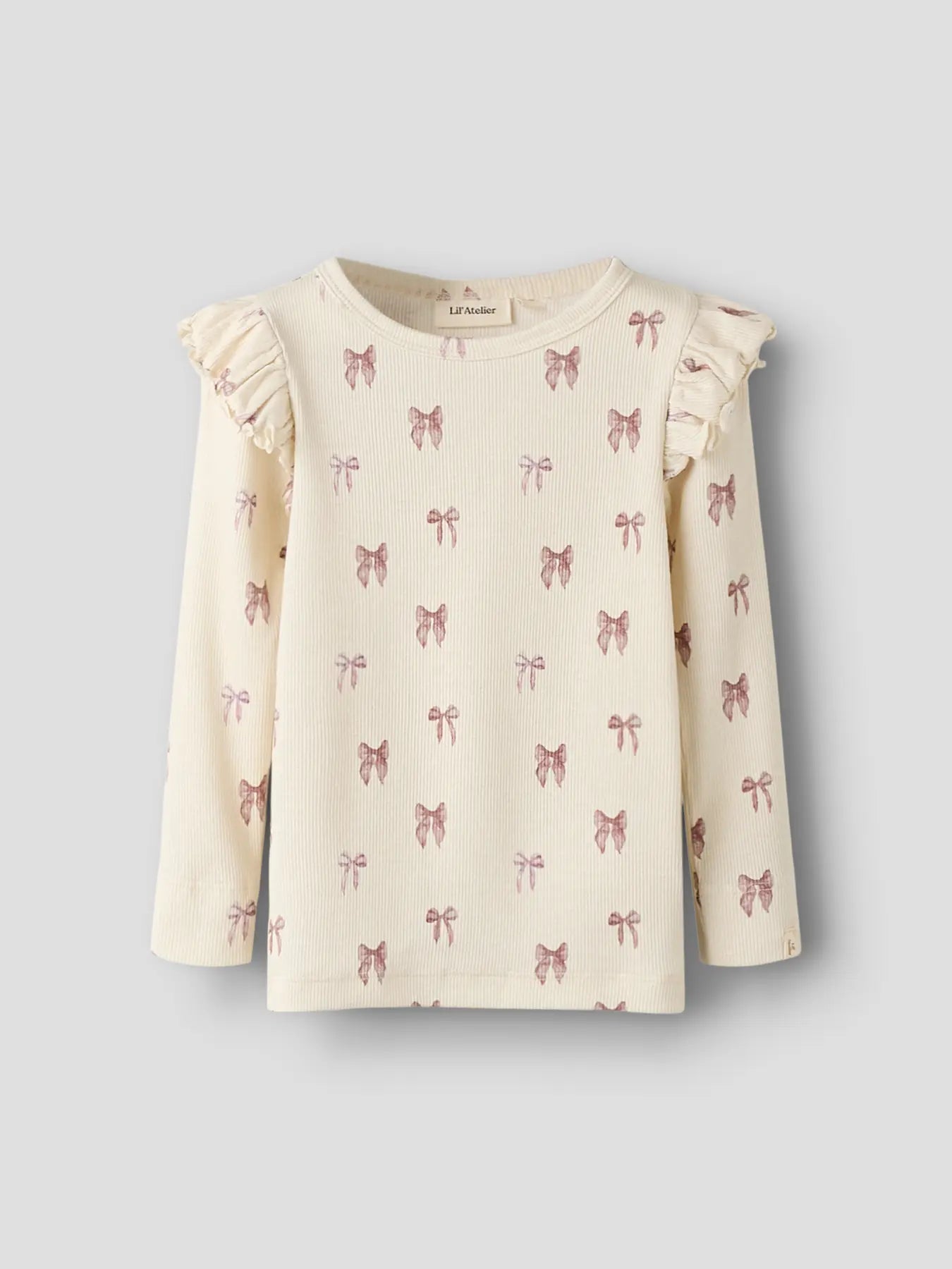 Långärmad tröja med rosetter