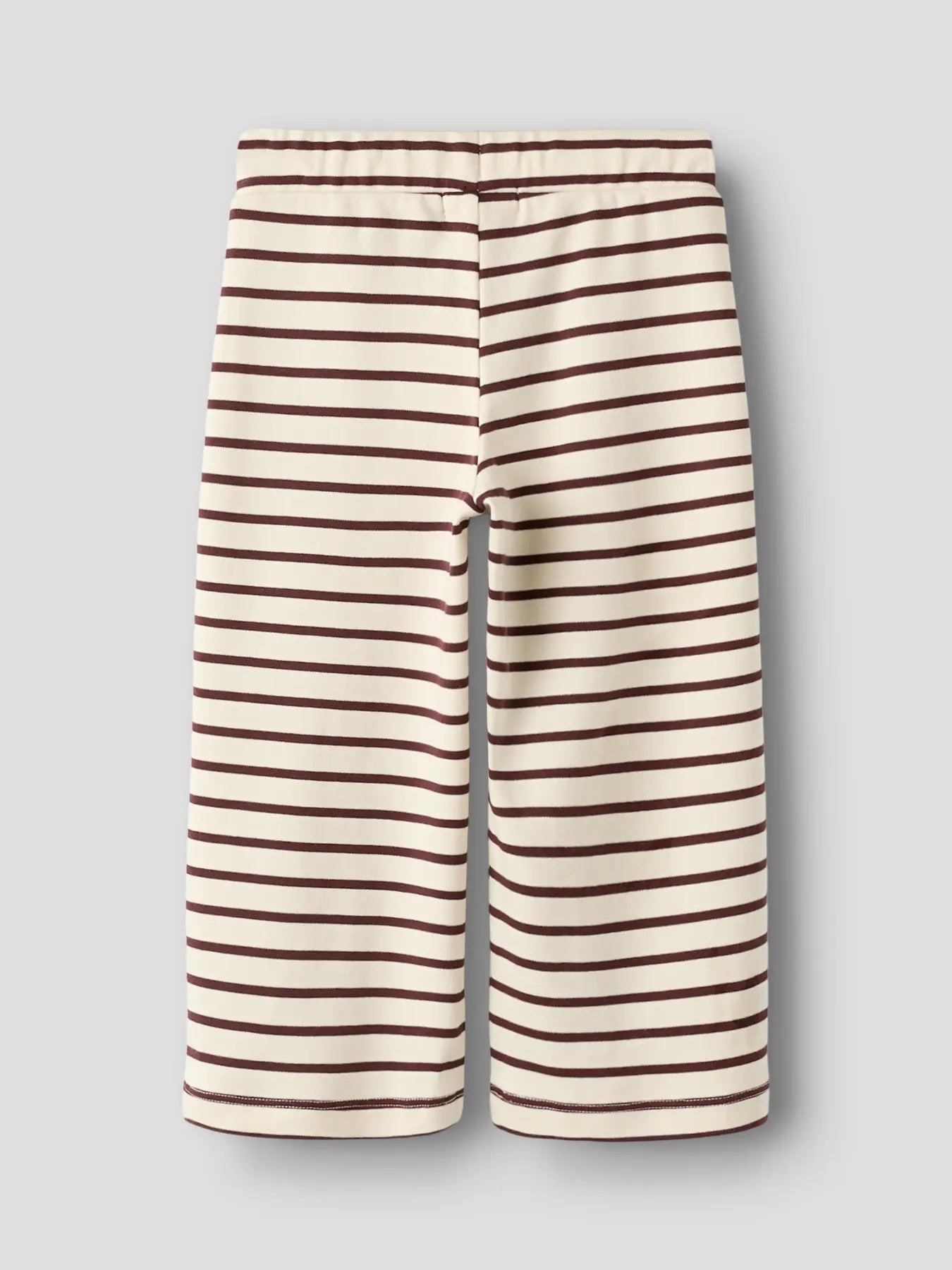 Randiga byxor med vida ben