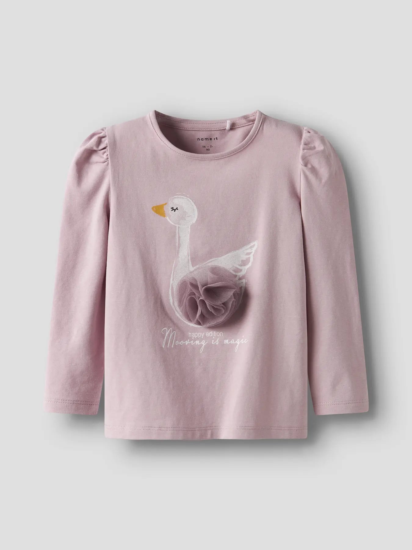 Tröja med svan, rosa