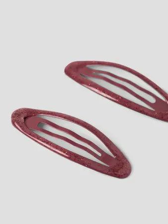 2-pack hårspännen röda