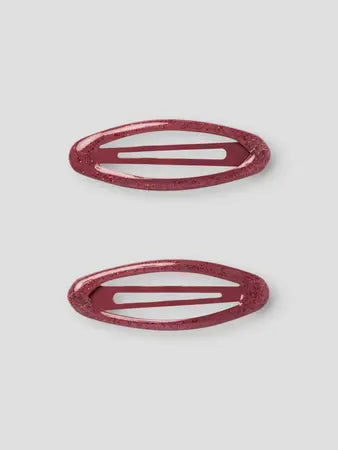 2-pack hårspännen röda