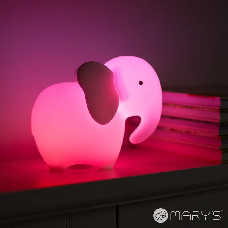 Elefantlampa med fjärrkontroll