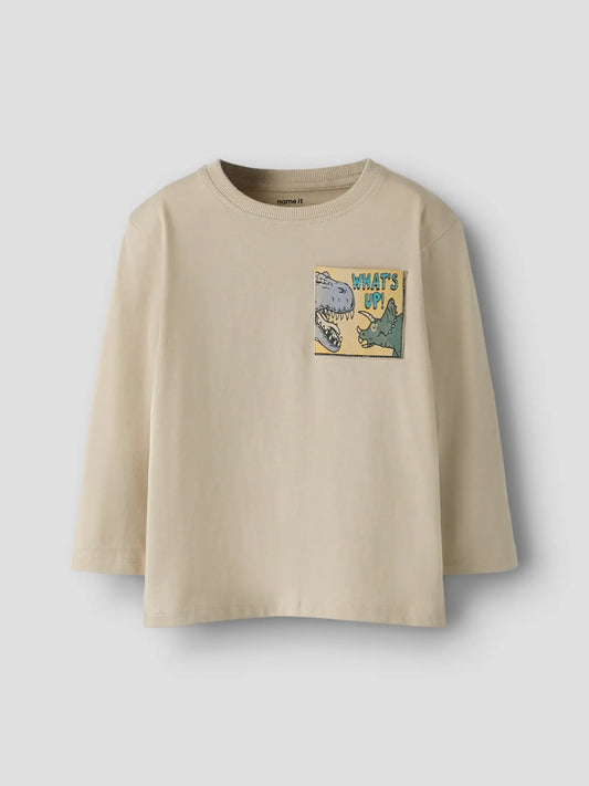 Långärmad tröja med Dinosaurier
