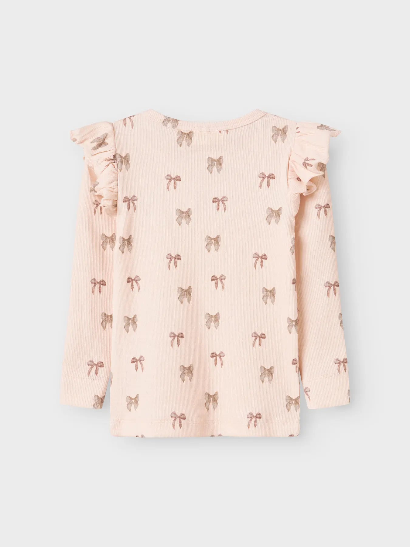 Långärmad tröja med rosetter, rosa