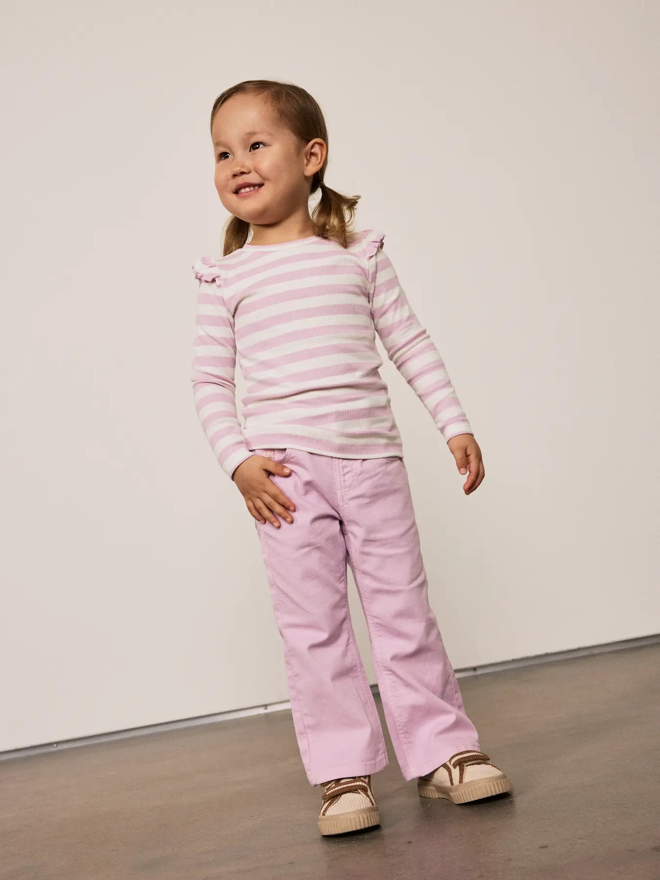 Ribbad randig tröja