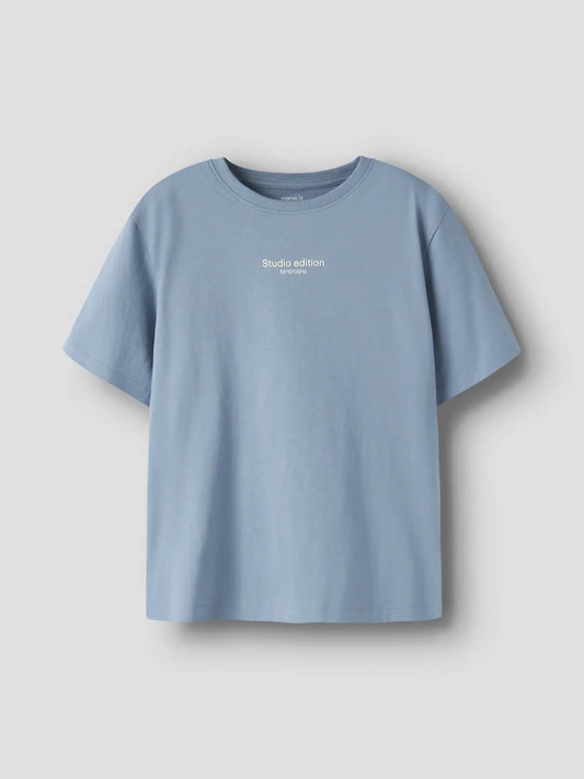 T-shirt Brody, gråblå
