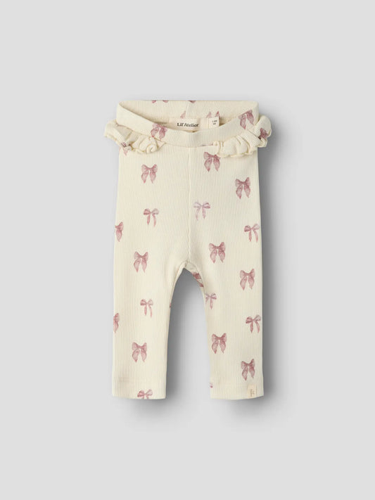 Leggings med rosetter