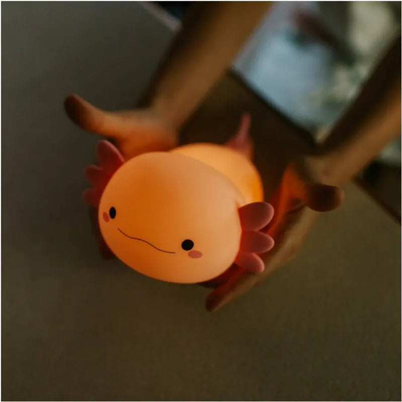 Ledlampa Axolotl rosa