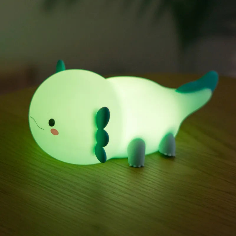 Ledlampa Axolotl blå