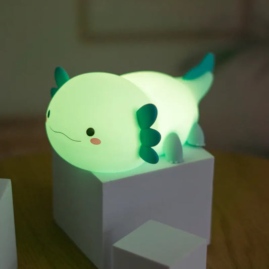 Ledlampa Axolotl blå