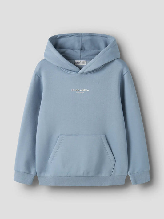 Hoodie Brody, gråblå