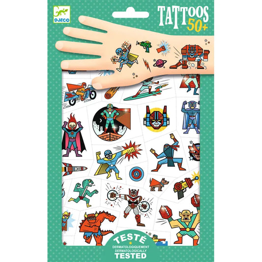 Tatueringar Heroes vs villains