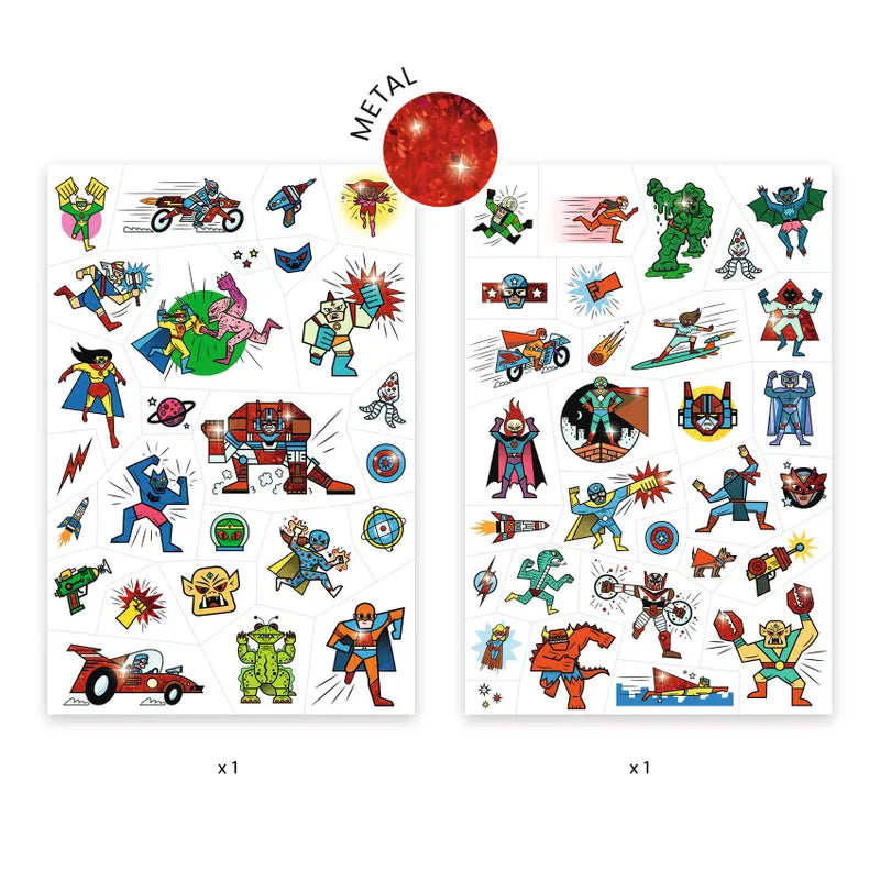 Tatueringar Heroes vs villains