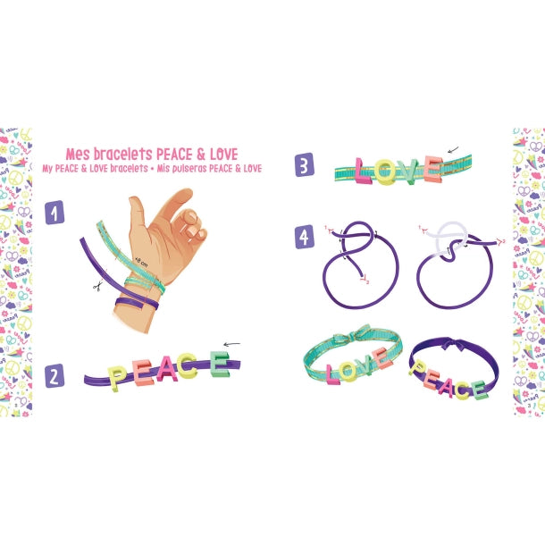 Armbandskit peace & love