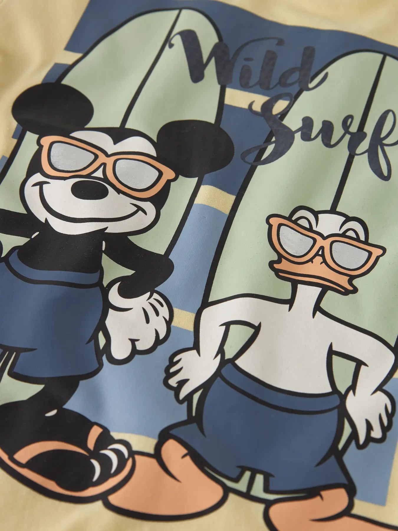 T-shirt Mickey, gul