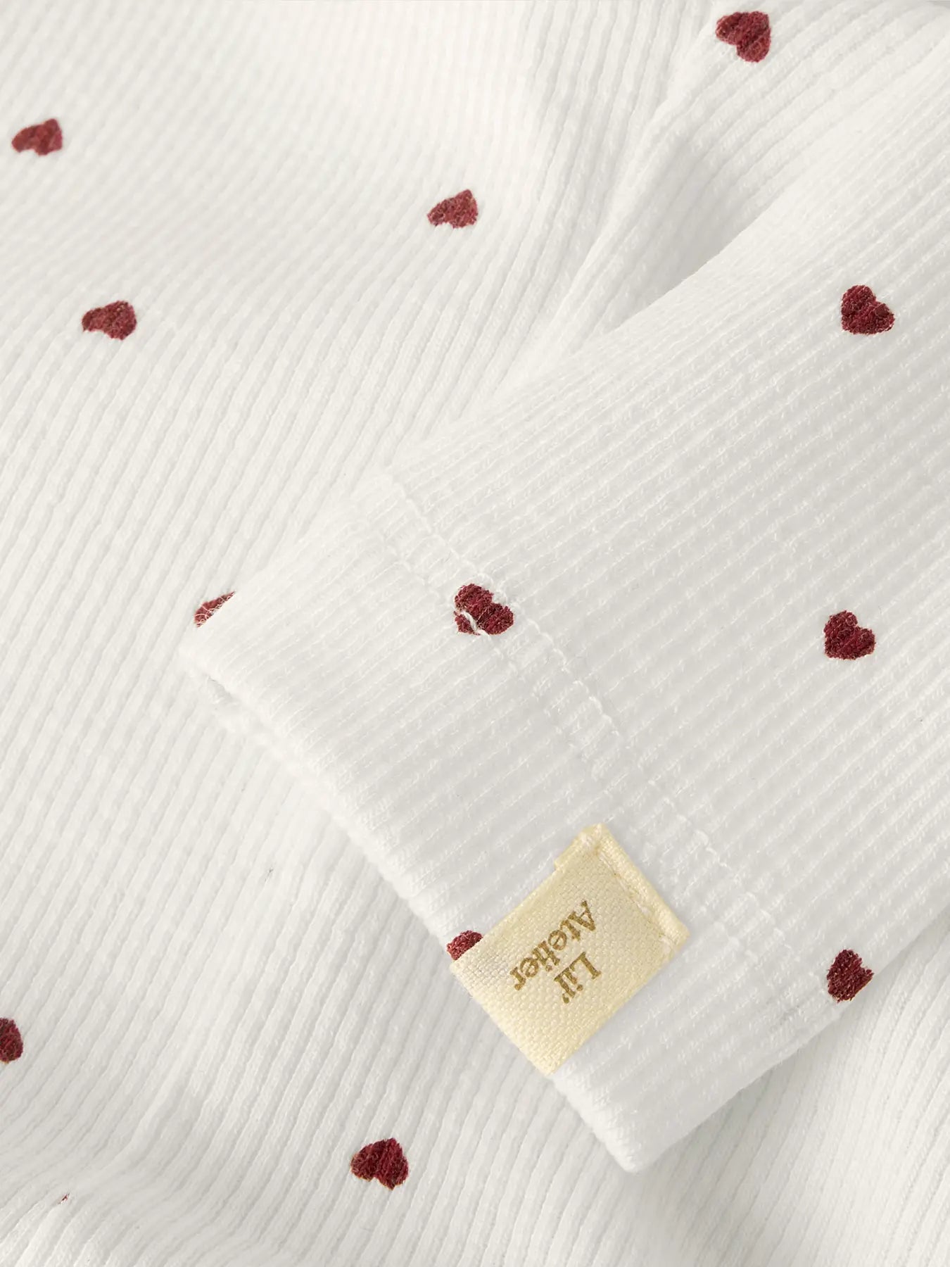 Leggings med röda hjärtan