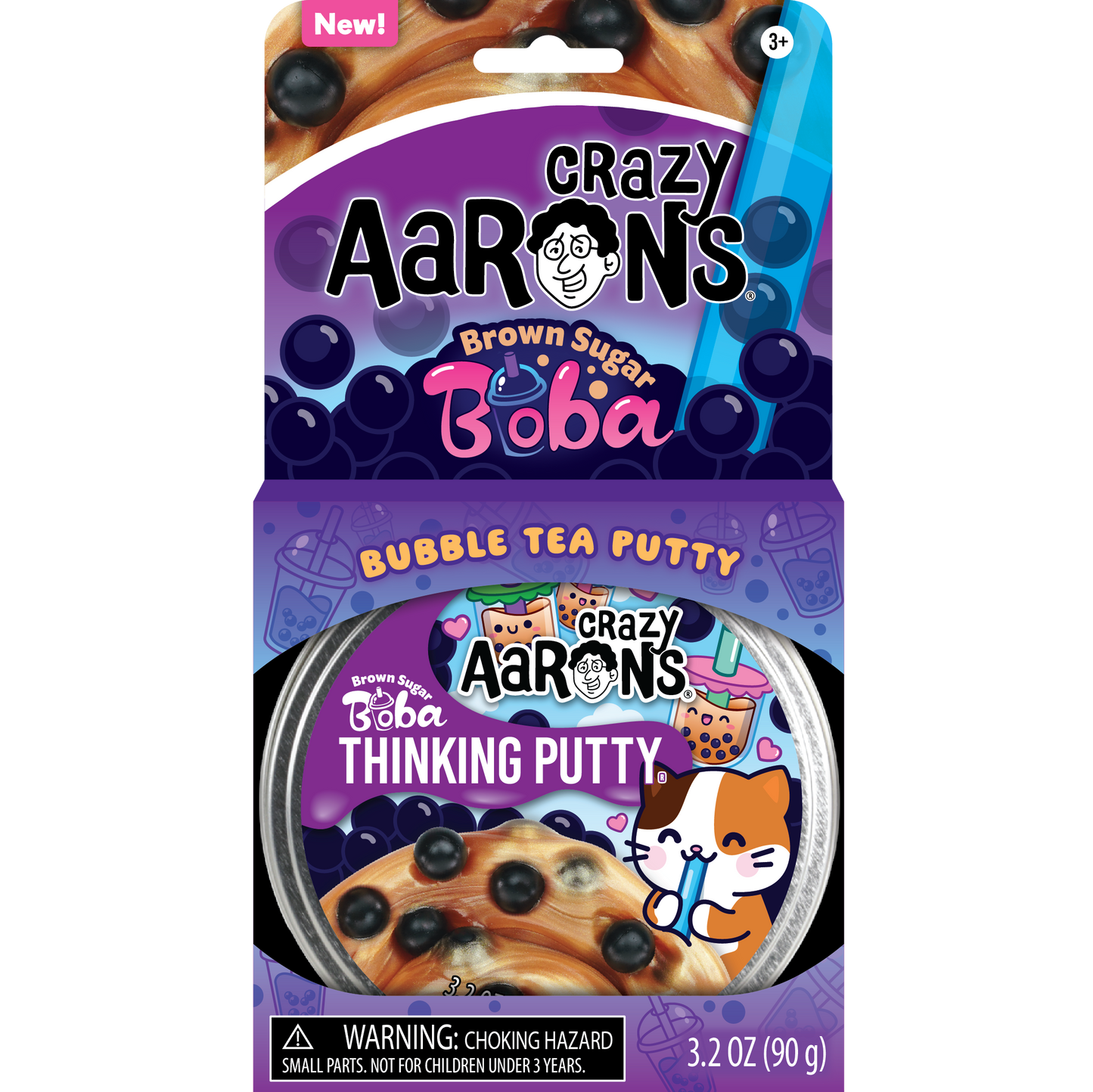Brown suger Boba thinking putty