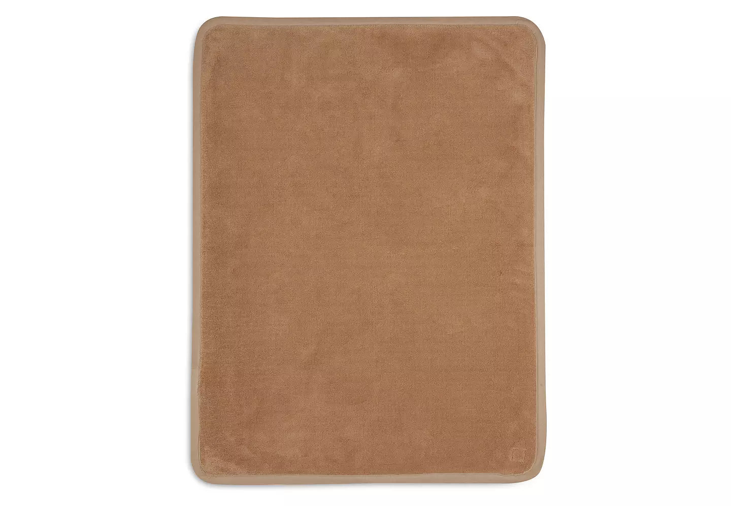 Pärlsammetfodrad bomullsfilt 75x100cm Teddy Bear