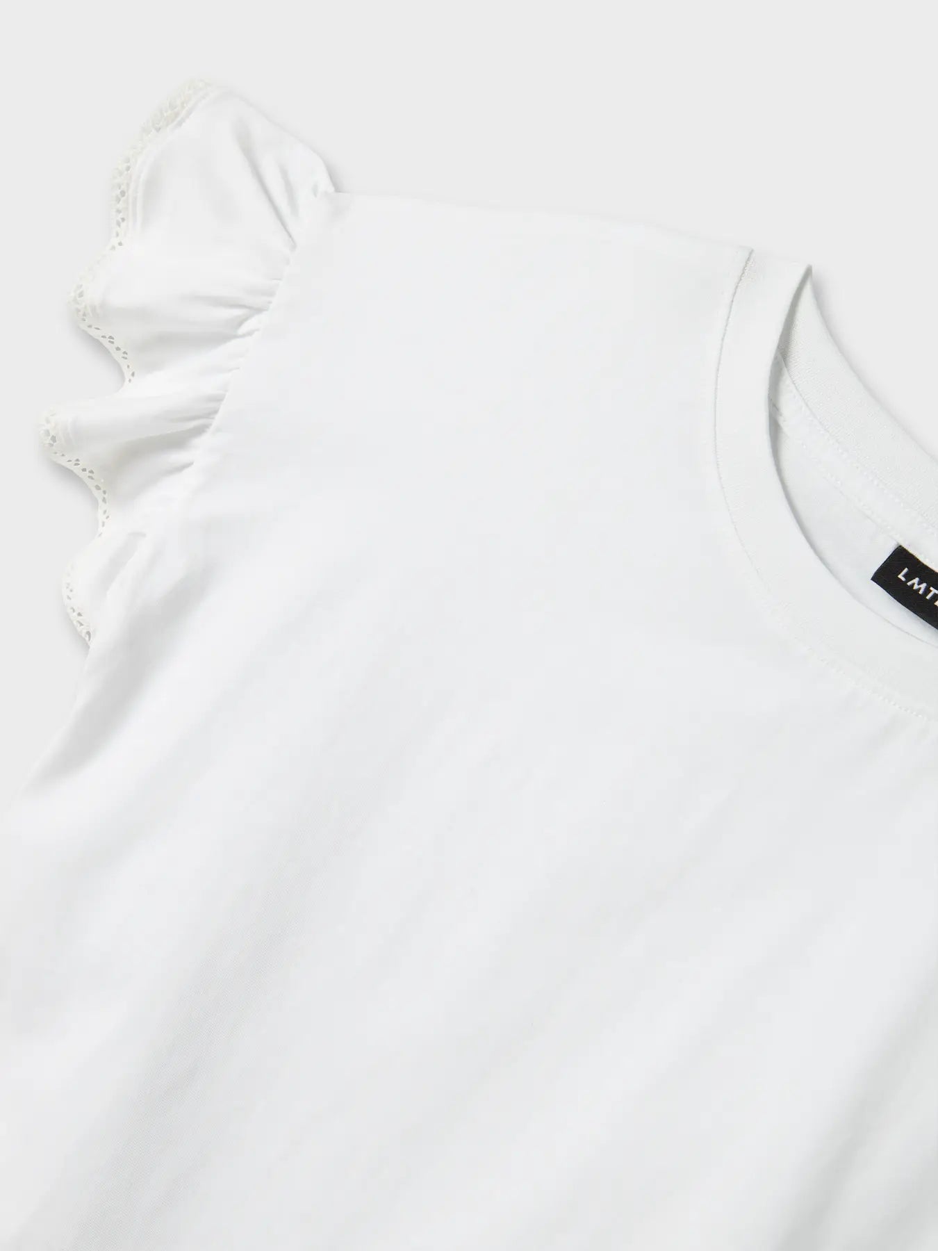 Topp Fang med capsleeve, vit