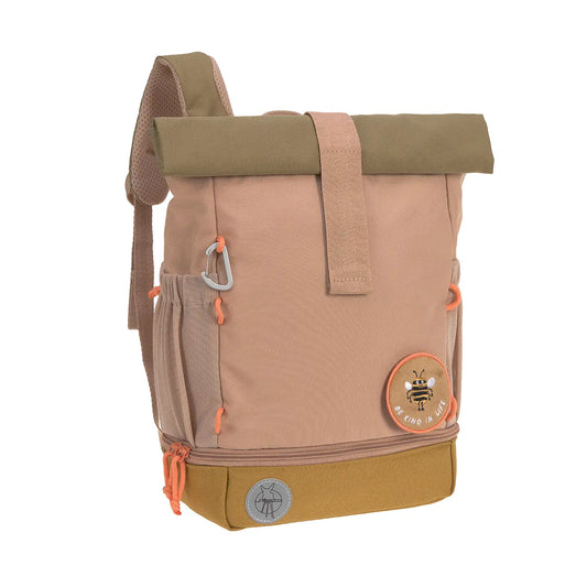 Ryggsäck mini rolltop Nature hazelnut