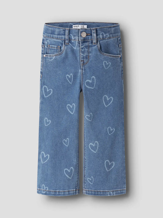 Jeans Rose hjärtan