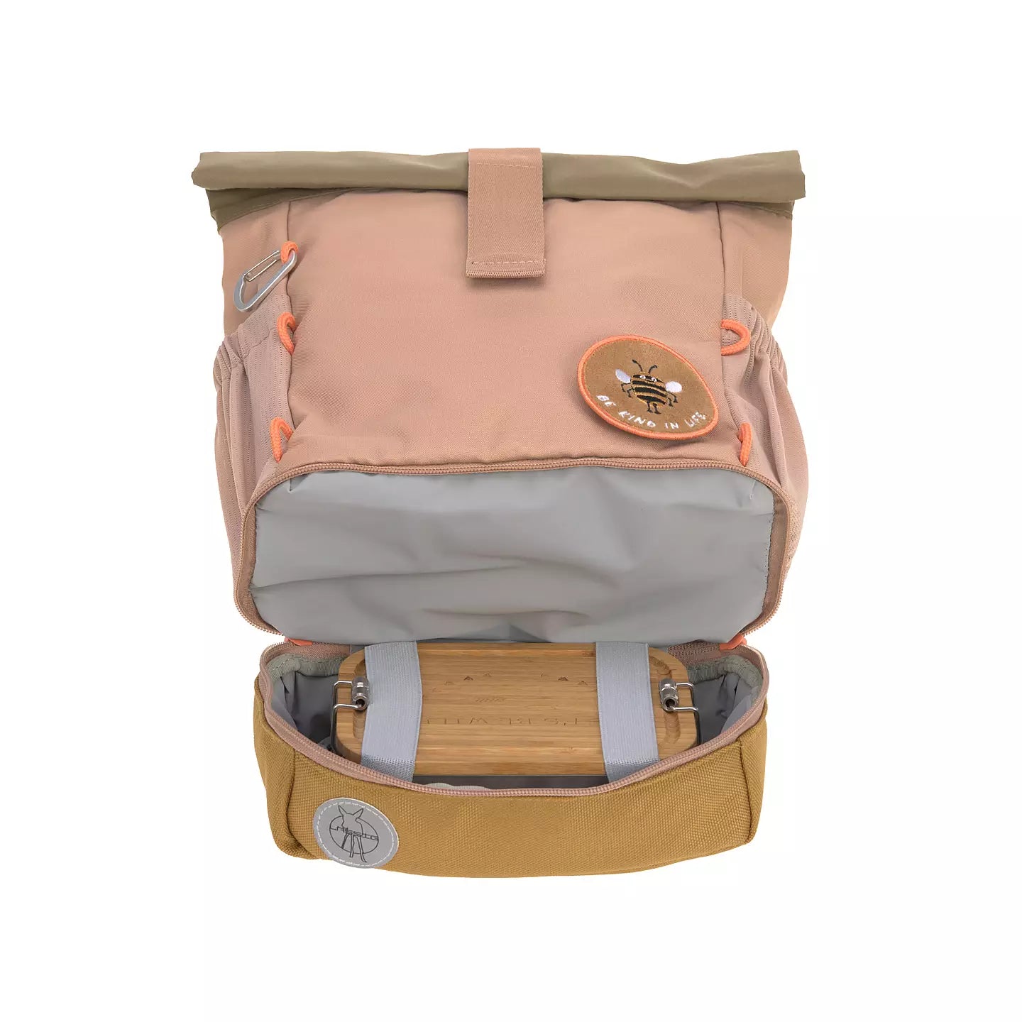 Ryggsäck mini rolltop Nature hazelnut
