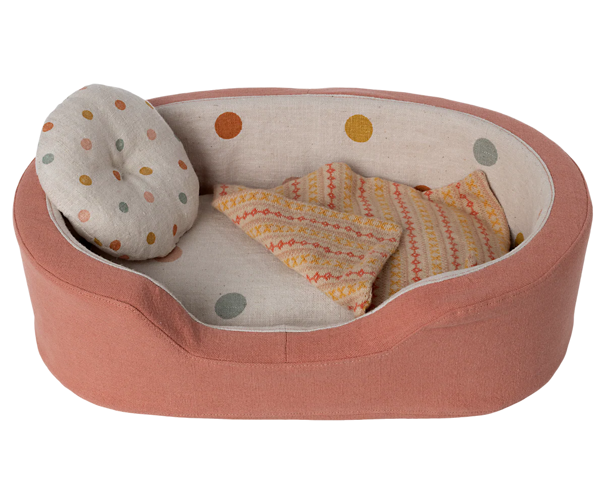 Cosy basket medium, coral