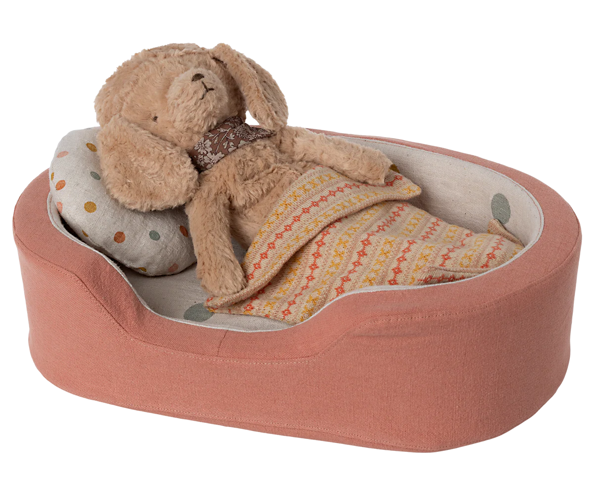 Cosy basket medium, coral